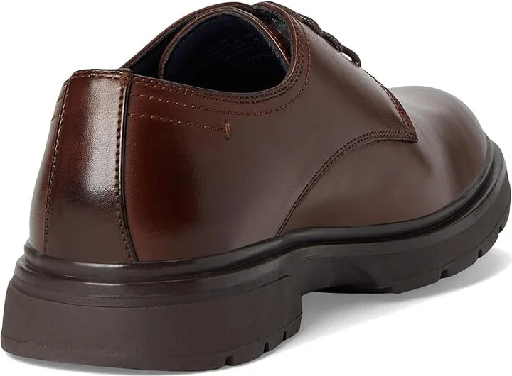 Dockers Tradeston Men's Lace Up Wing Tip Shoes Mahogany : 10.5 D - Medium, Leather - Image 4