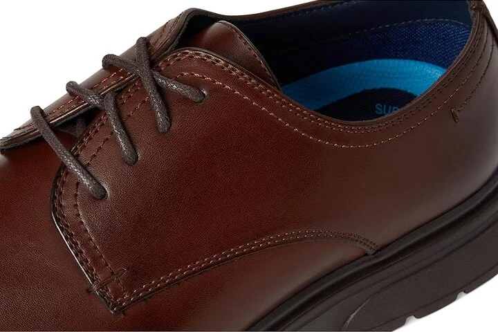 Dockers Tradeston Men's Lace Up Wing Tip Shoes Mahogany : 10.5 D - Medium, Leather - Image 7