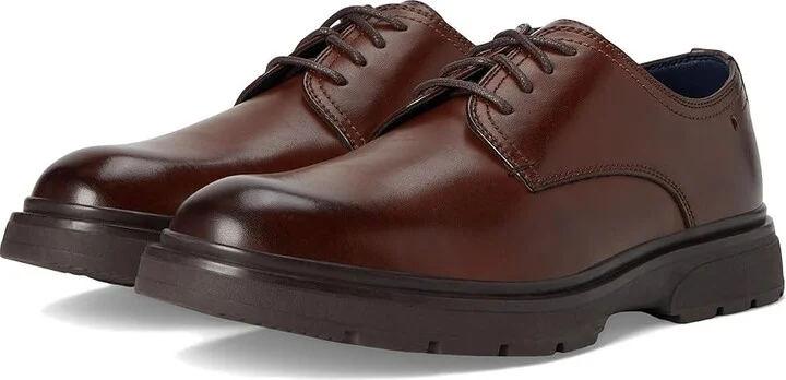 Dockers Tradeston Men's Lace Up Wing Tip Shoes Mahogany : 10.5 D - Medium, Leather