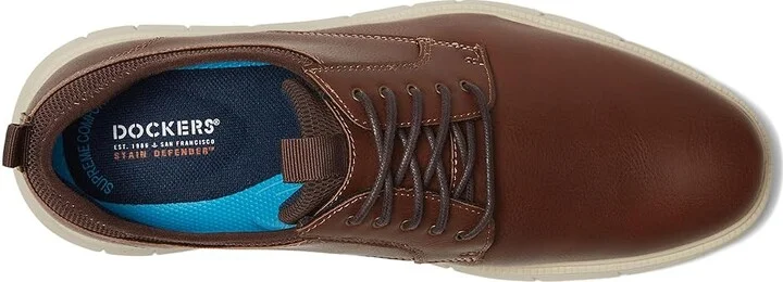 Dockers Trine Men's Lace-up Boots Dark Tan : 11.5 D - Medium, Leather - Image 2