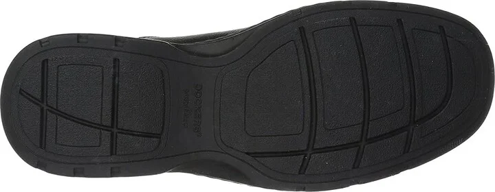 Dockers Trustee Moc Toe Oxford Men's Lace-up Bicycle Toe Shoes Black Tumbled Leather : 8 E - Wide - Image 3