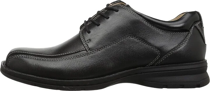 Dockers Trustee Moc Toe Oxford Men's Lace-up Bicycle Toe Shoes Black Tumbled Leather : 8 E - Wide - Image 6