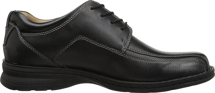 Dockers Trustee Moc Toe Oxford Men's Lace-up Bicycle Toe Shoes Black Tumbled Leather : 8 E - Wide - Image 7
