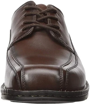 Dockers Trustee Moc Toe Oxford Men's Lace-up Bicycle Toe Shoes Dark Tan Leather : 14 D - Medium - Image 5