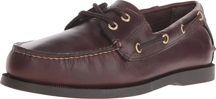 Dockers Vargas Boat Shoe Men's Lace up casual Shoes Raisin Pull-Up : 7 D - Medium, Leather - Image 2