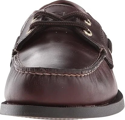 Dockers Vargas Boat Shoe Men's Lace up casual Shoes Raisin Pull-Up : 7 D - Medium, Leather - Image 6