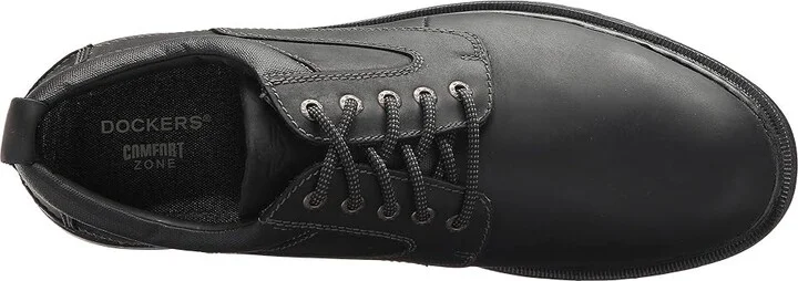 Dockers Warden Plain Toe Oxford Men's Shoes Black Soft Oiled Crazyhorse : 7 D - Medium, Full Grain leather - Image 3