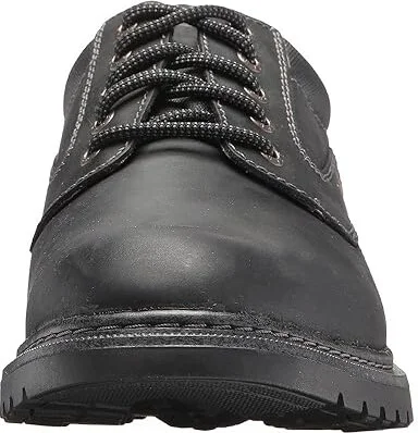 Dockers Warden Plain Toe Oxford Men's Shoes Black Soft Oiled Crazyhorse : 7 D - Medium, Full Grain leather - Image 6