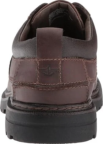 Dockers Warden Plain Toe Oxford Men's Shoes Red/Brown Soft Oiled Crazyhorse : 7 D - Medium, Full Grain leather - Image 5