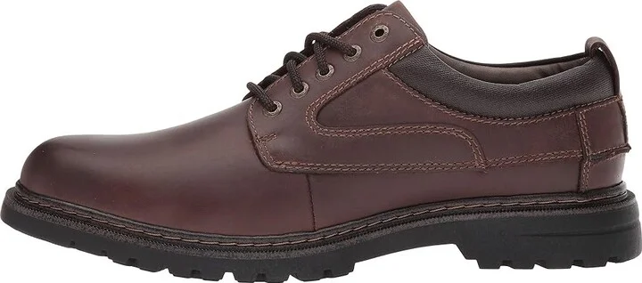 Dockers Warden Plain Toe Oxford Men's Shoes Red/Brown Soft Oiled Crazyhorse : 7 D - Medium, Full Grain leather - Image 7