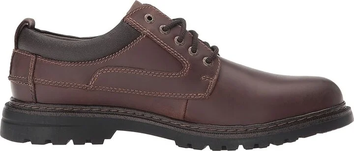 Dockers Warden Plain Toe Oxford Men's Shoes Red/Brown Soft Oiled Crazyhorse : 7 D - Medium, Full Grain leather - Image 8