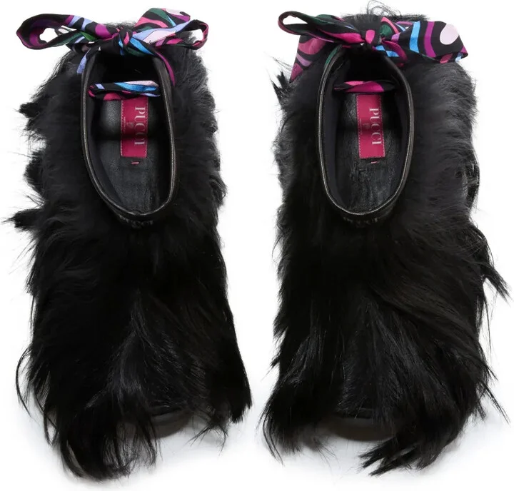 Doggy goat-hair ankle boots - Image 5