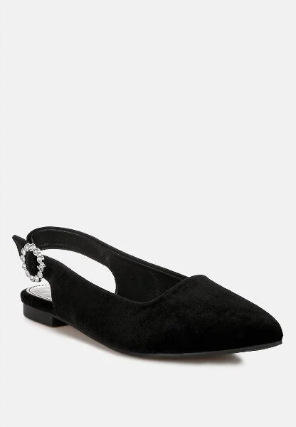 Dolan Velvet Slingback Flat Womens Sandals Women - Image 2