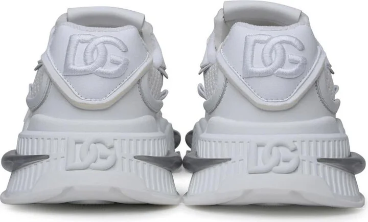 Dolce & Gabbana 'Airmaster' White Calf Leather Blend Sneakers - Image 4