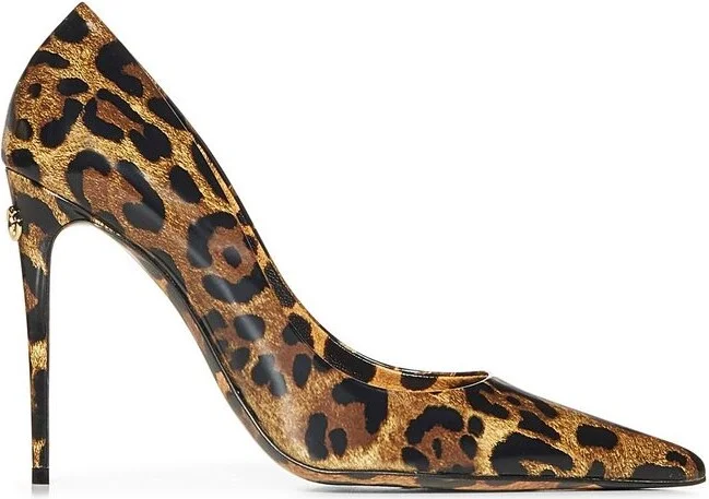Dolce & Gabbana Animal Printed Pointed Toe Pumps