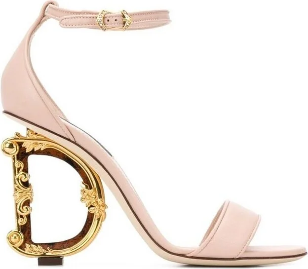 Dolce & Gabbana Baroque DG Heel Sandals