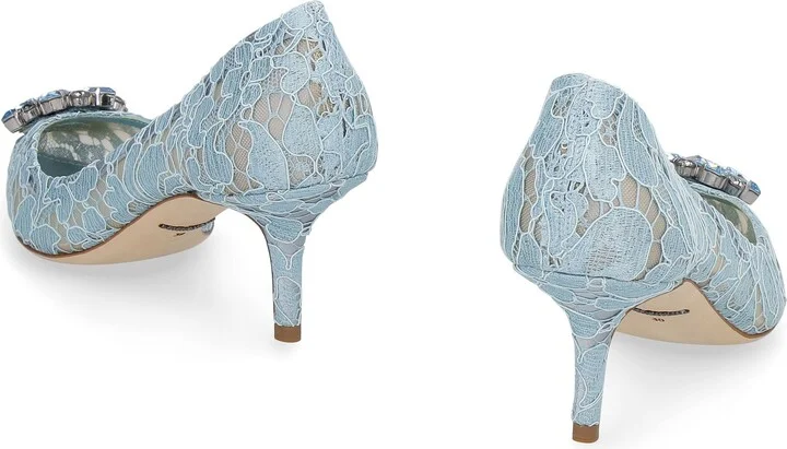 Dolce & Gabbana Bellucci Lace Pump - Image 4