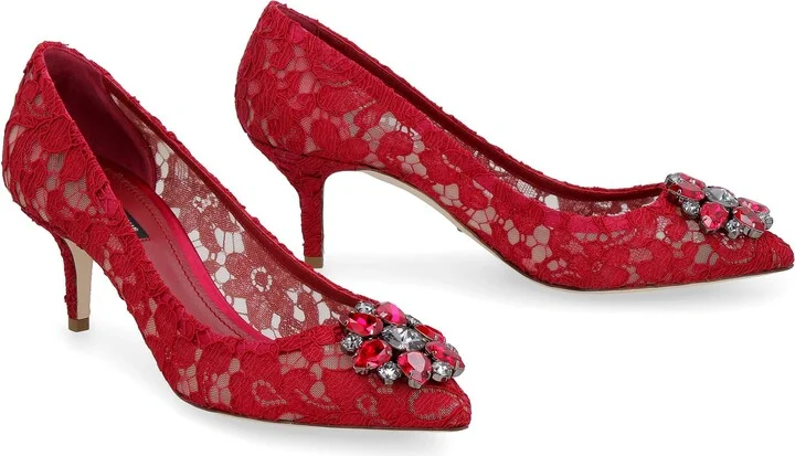 Dolce & Gabbana Bellucci Lace Pump - Image 3