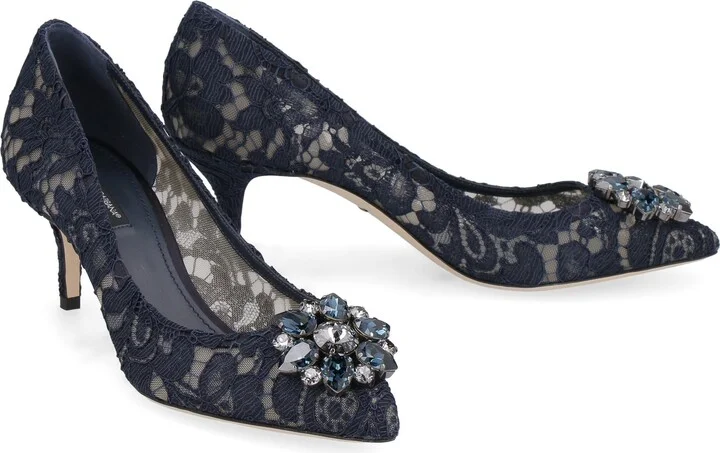 Dolce & Gabbana Bellucci Lace Pump - Image 3
