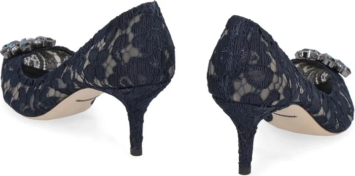 Dolce & Gabbana Bellucci Lace Pump - Image 4