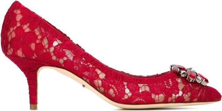 Dolce & Gabbana Bellucci Lace Pump