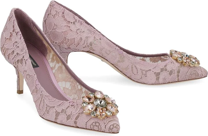 Dolce & Gabbana Bellucci Lace Pumps - Image 3