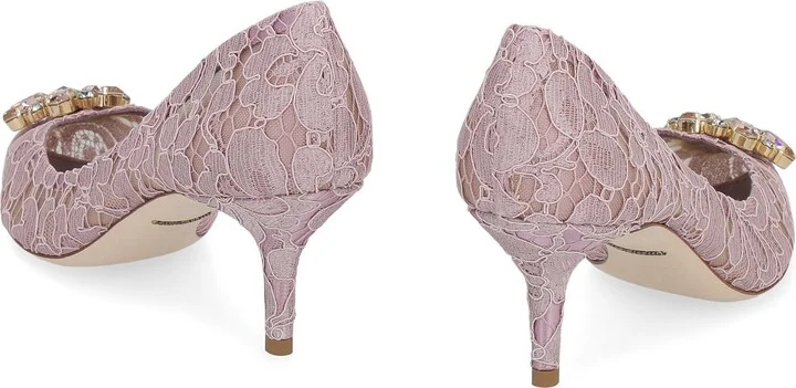 Dolce & Gabbana Bellucci Lace Pumps - Image 4