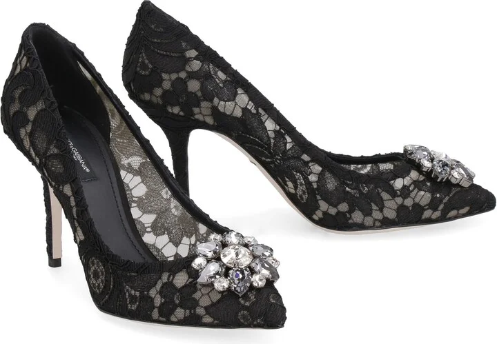 Dolce & Gabbana Bellucci Lace Pumps - Image 3