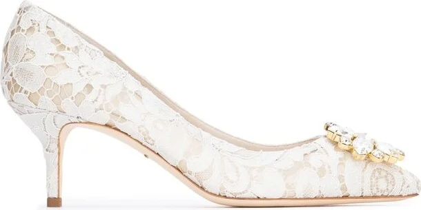 Dolce & Gabbana Bellucci Taormina Lace Pumps