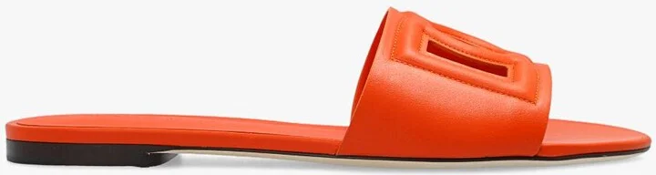 Dolce & Gabbana 'bianca' Leather Mules