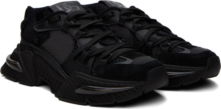 Dolce&Gabbana Black Airmaster Sneakers - Image 4