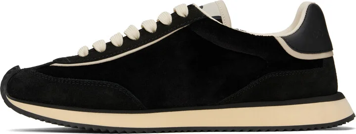 Dolce&Gabbana Black & Beige 'DG' Cushion Sneakers - Image 3