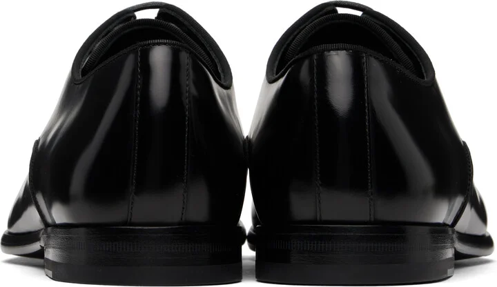 Dolce&Gabbana Black Brushed Calfskin Derbys - Image 2