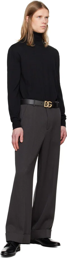 Dolce&Gabbana Black Brushed Calfskin Derbys - Image 5