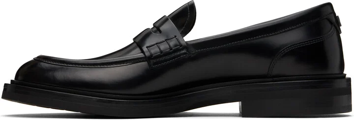 Dolce&Gabbana Black Brushed Calfskin Loafers - Image 3