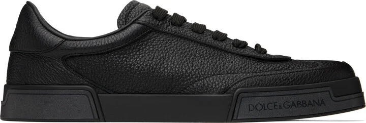Dolce&Gabbana Black Calfskin Portofino Yacht Sneakers