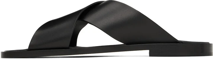 Dolce&Gabbana Black Calfskin Sandals - Image 3