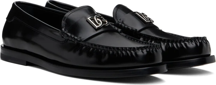 Dolce&Gabbana Black City Blanco Loafers - Image 4