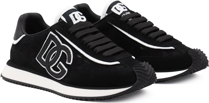 Dolce & Gabbana Black Dg Cushion Sneakers - Image 2