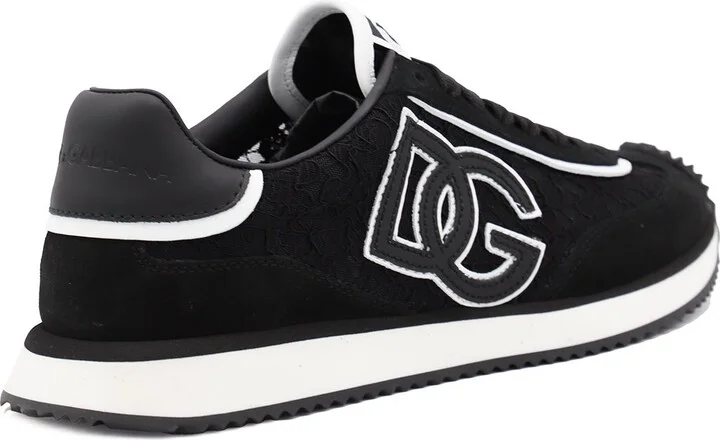 Dolce & Gabbana Black Dg Cushion Sneakers - Image 3