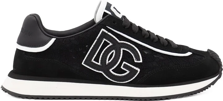 Dolce & Gabbana Black Dg Cushion Sneakers