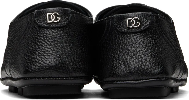 Dolce&Gabbana Black DG Driver Derbys - Image 2