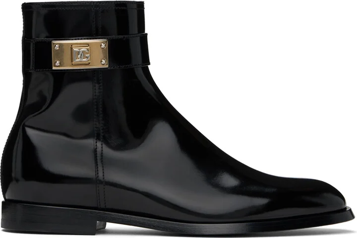 Dolce&Gabbana Black Giotto Boots