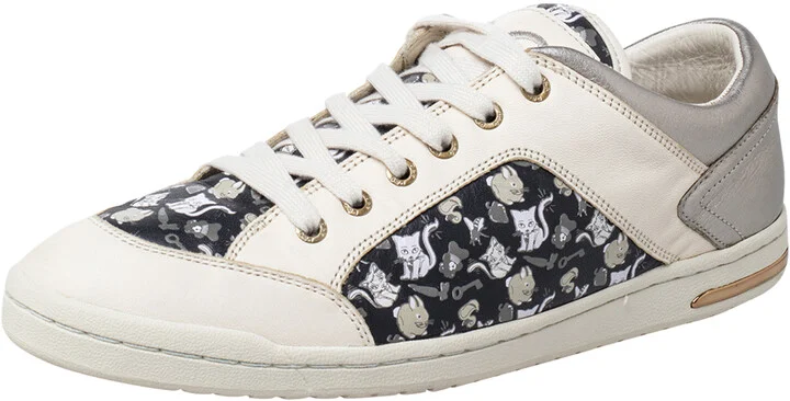 Dolce & Gabbana Black/Grey Leather Low Top Sneakers Size 40
