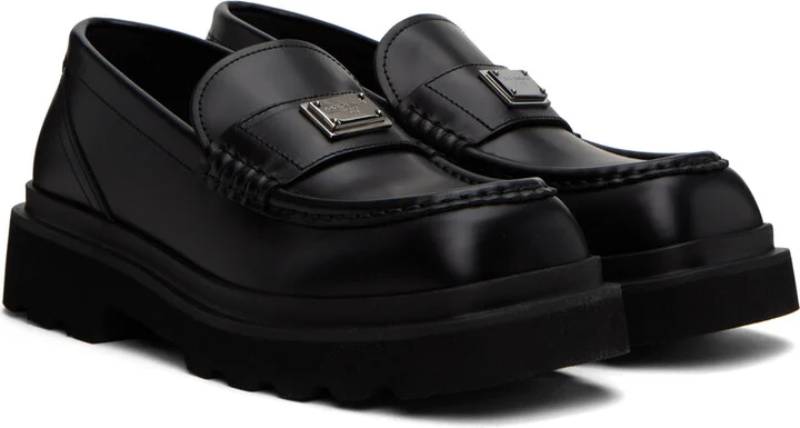 Dolce&Gabbana Black Hardware Loafers - Image 4