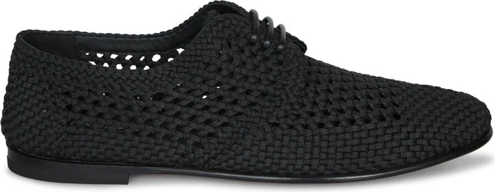 Dolce & Gabbana Black Lace Up Shoes - Image 2