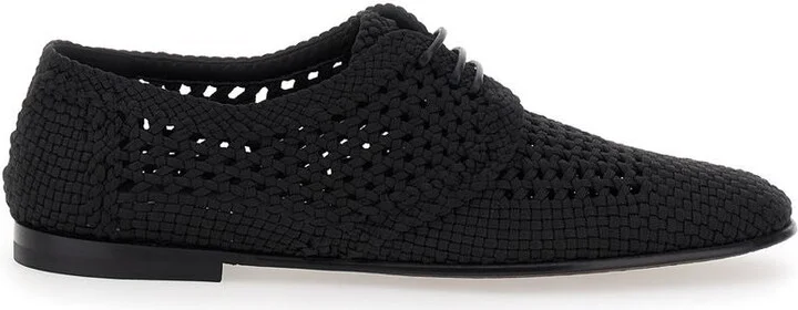 Dolce & Gabbana Black Lace Up Shoes - Image 10