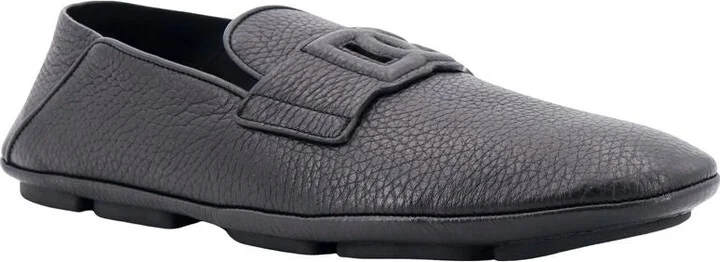 Dolce & Gabbana Black Leather Loafers - Image 3