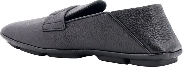 Dolce & Gabbana Black Leather Loafers - Image 6