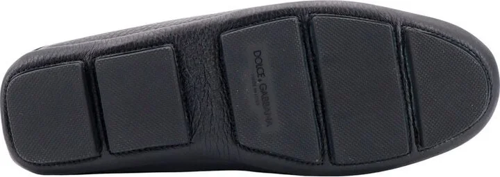 Dolce & Gabbana Black Leather Loafers - Image 7